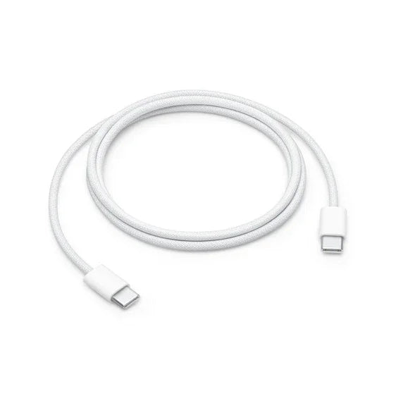 Apple Usb-C To Usb C 60W Made With Woven Cable 1M - White - Tashqila Apple Usb-C To Usb C 60W Made With Woven Cable 1M - White - Tashqila